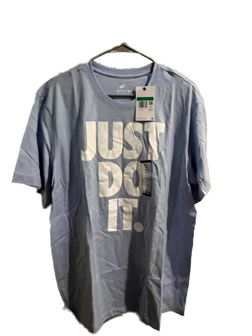 Nike Sportswear Just Do It Men's Graphic T-Shirt Light Blue